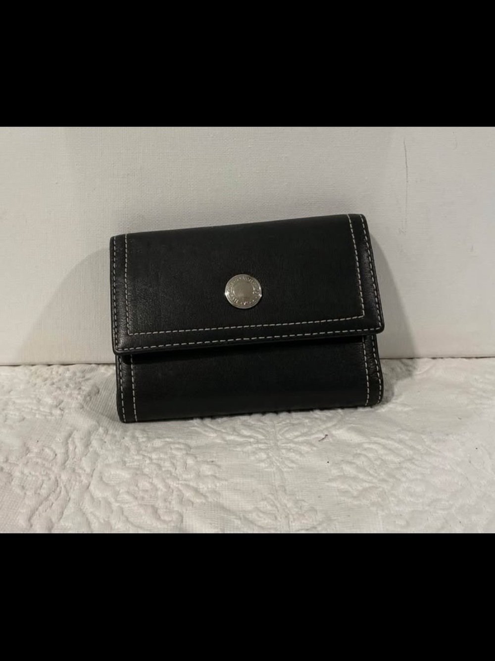 Coach Leather Trifold Wallet